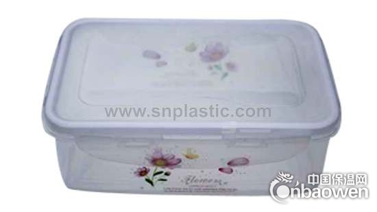 22.5*16*9.5方形塑料保鲜盒, 2.1L方形保鲜盒
