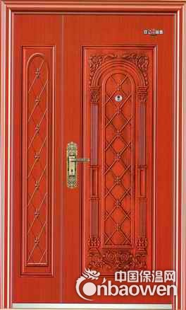 双辽馨盾防盗门XD-144 富贵吉祥子母门