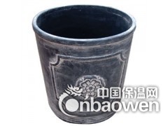 定制聚氨酯硬泡花盆 聚氨酯花盆 仿木花盆 PU花盆图3