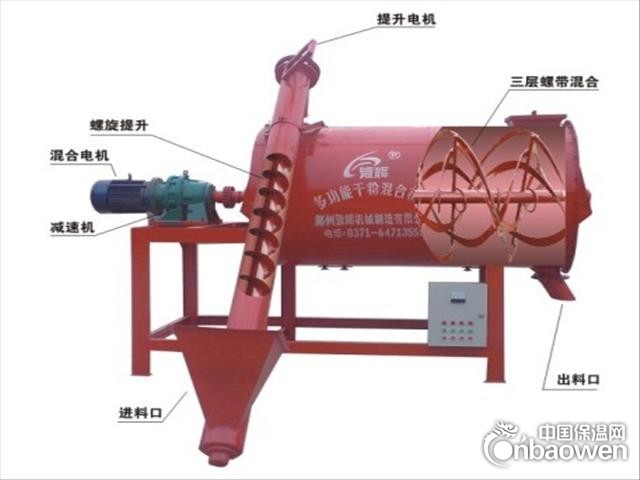 河南卧式干粉砂浆混合机郑州洛阳腻子粉搅拌机