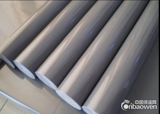 本色阻燃CPVC棒材 200mm聚氯氟乙烯棒材