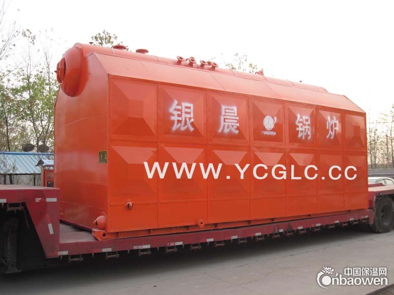 高效节能卧式燃煤双锅筒蒸汽锅炉www.ycglc.cc