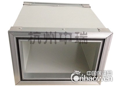 中瑞新产品-双面彩钢玻纤复合风管面世