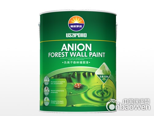 世界十大涂料品牌“阿波罗漆负离子森林墙面漆”