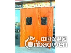 上地安装棉门帘图3