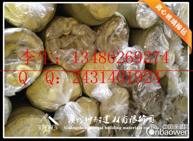 江门离心玻璃棉毡 隔墙吸音棉 龙骨填充棉 可带有铝箔玻璃棉