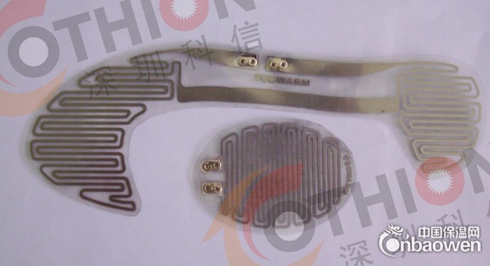 订做大型PET金属发热片，超薄电热膜