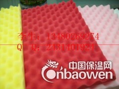 宿迁鸡蛋状海棉 波浪形海绵 装饰吸音绵 彩色隔音海绵图2