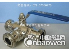 卫生级外螺纹三通球阀图3