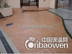 找艺术压模地坪-来明建彩坪图2