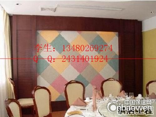 昆明8mm聚酯纤维棉装饰吸音板 客厅电视背景装饰棉板