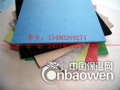 承德彩色环保聚酯纤维棉装潢消噪板 酒楼包厢降噪墙板图1