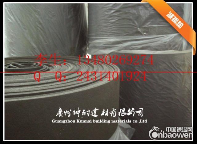 南宁5mm橡胶减振隔声地垫 橡胶隔音减振垫价格