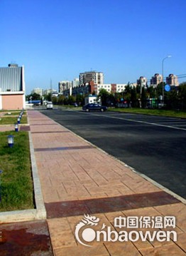 上海彩色压模地坪