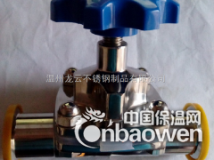 龙云卫生级隔膜阀 卫生级阀门 卫生级快装隔膜阀图2