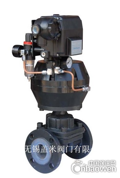 山东盖米GM626 EG64B1F-10气动英标衬氟隔膜阀