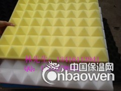 盘锦市带背胶金字塔吸音海绵/KTV环保墙体吸音棉/装饰海绵图2