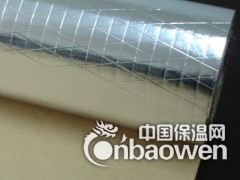 铝箔夹筋、夹筋铝膜、玻璃棉铝箔夹筋贴面、通风管道包装图2