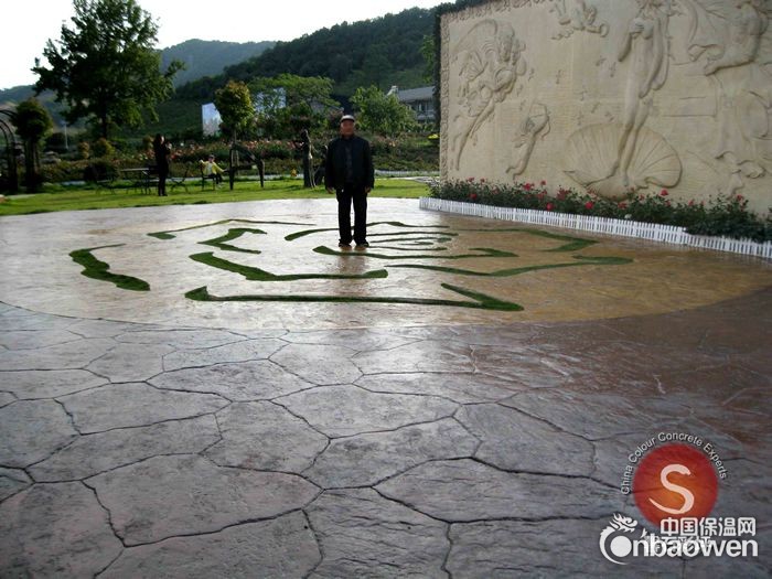 彩色地坪_彩色艺术地坪_彩色混凝土地坪_彩色混凝土艺术地坪