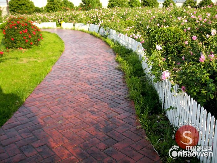 彩色压模地坪_彩色压模地坪材料