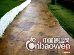 压花地坪_彩色压花地坪_艺术压花地坪图2