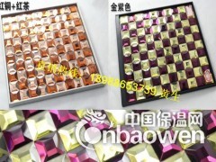 厂家现货-金色磨边镜 KTV吧台墙贴 玻璃水钻马赛克图2
