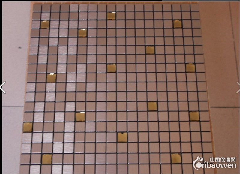 工厂促销-1.0铝塑板马赛克 拉丝镜面 门店酒吧墙贴