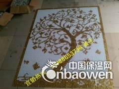 厂家报价-马赛克冰玉剪画 玄关通道壁画 拼图背景墙图2