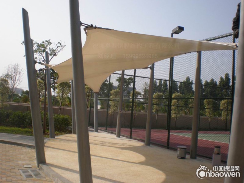 深圳张拉膜公司承接惠州皇冠酒店景观膜结构