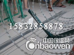 警戒刀刺滚笼网 警戒巡视网墙图2