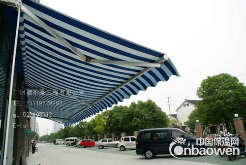 广州彩蓬伸缩雨蓬帐篷电动篷停车蓬遮阳帐篷