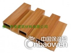 山东临沂生态木厂家，生态木吸音板价格图1