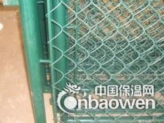 供应池塘活络护栏网/绿色外围勾花护栏网/学校包塑菱形网图2