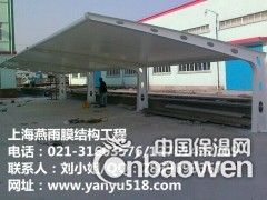 13761492769上海燕雨膜结构汽车棚 自行车棚布定制图3