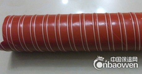 昆山红色高温保温管红色硅胶耐高温管常熟太仓常熟