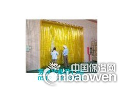 食品厂PVc橘黄驱虫软门帘、食品车间防蝇软门帘图3