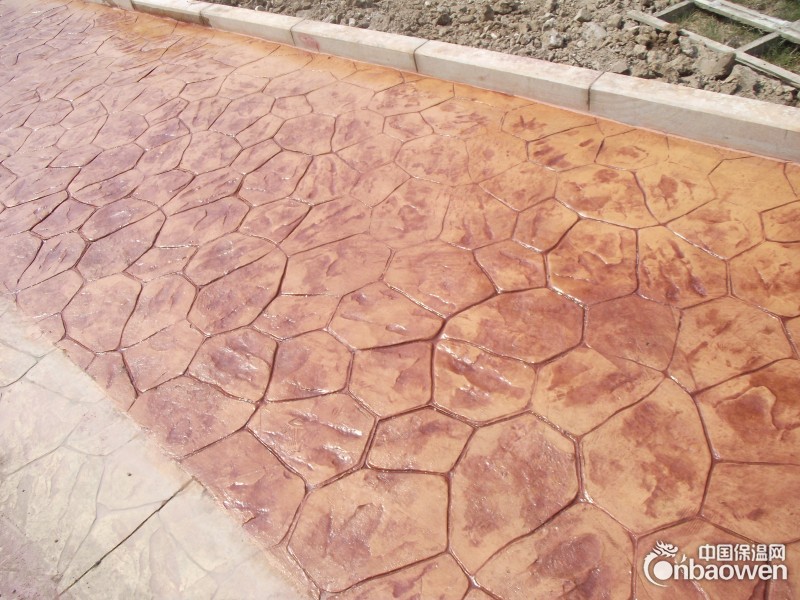 定西压花地坪，模具，材料，工人，峰顶公司