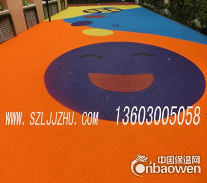 深圳顺德弹性儿童乐园安全地面价格 EPDM橡胶地面厂家