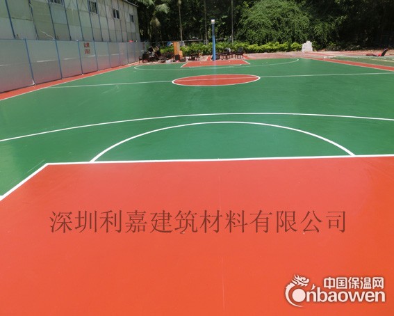广东深圳特价销售硅pu篮球场材料 中山市篮球场施工报价格