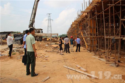 漳州市政府组织多部门排查在建工地消防安全