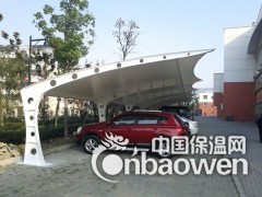 冒顶膜结构车棚设计制作、膜布加工剪裁、PVC膜布加工图3