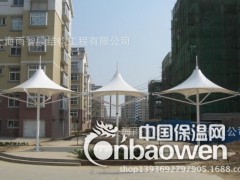 上海张拉膜制作设计、膜结构景观设计、膜伞制作图2