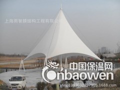 上海张拉膜制作设计、膜结构景观设计、膜伞制作图3