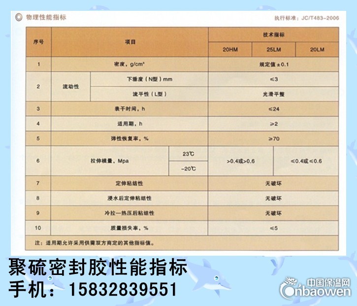 PS851聚硫密封胶施工注意事项