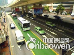 青岛彩色马路，彩色路面，彩色警示路面图2