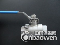 Q11F-16P/R不锈钢内螺纹两二片式球阀高平台球阀图2