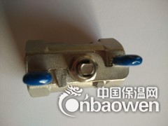 DXQC11F-16P一片式蝶型球阀-蝶型手柄不锈钢球阀图2