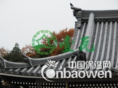 唐式寺庙瓦 进口唐瓦 板瓦筒瓦 本葺瓦 唐代风格寺庙瓦图2