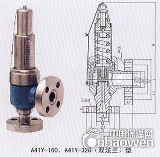 A41(双法兰)型微启式安全阀