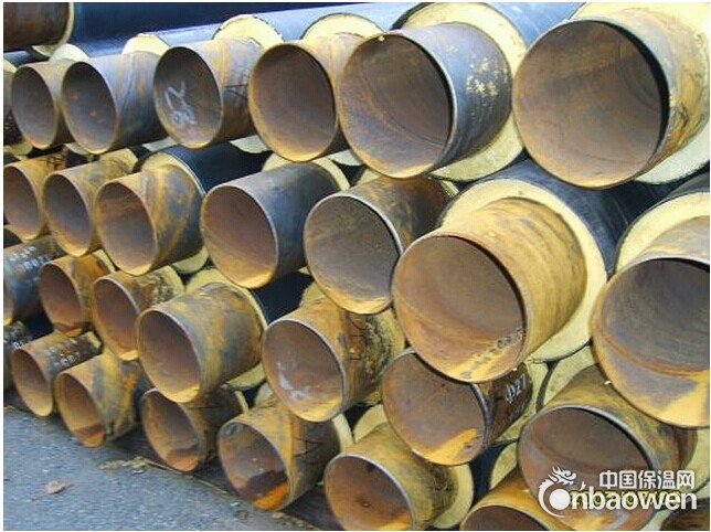 塑套钢保温管夹克管，塑套钢保温管道